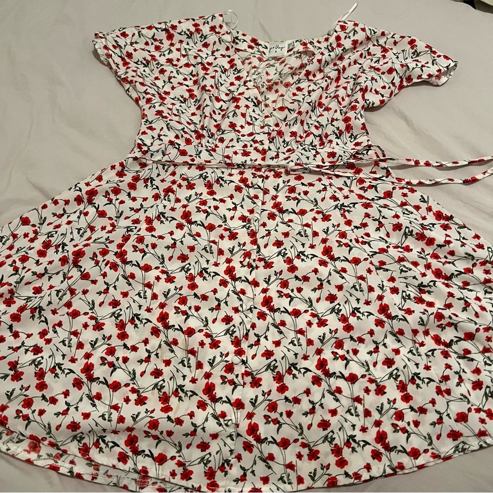 Rose mini dress